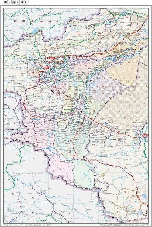 喀什地区地图高清版_喀什地区地图简单版本