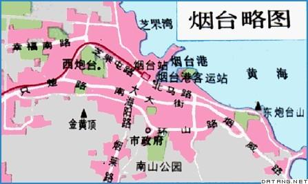 包含烟台市地图的词条